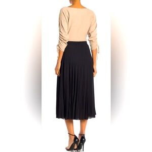 Max studio pleated skirt